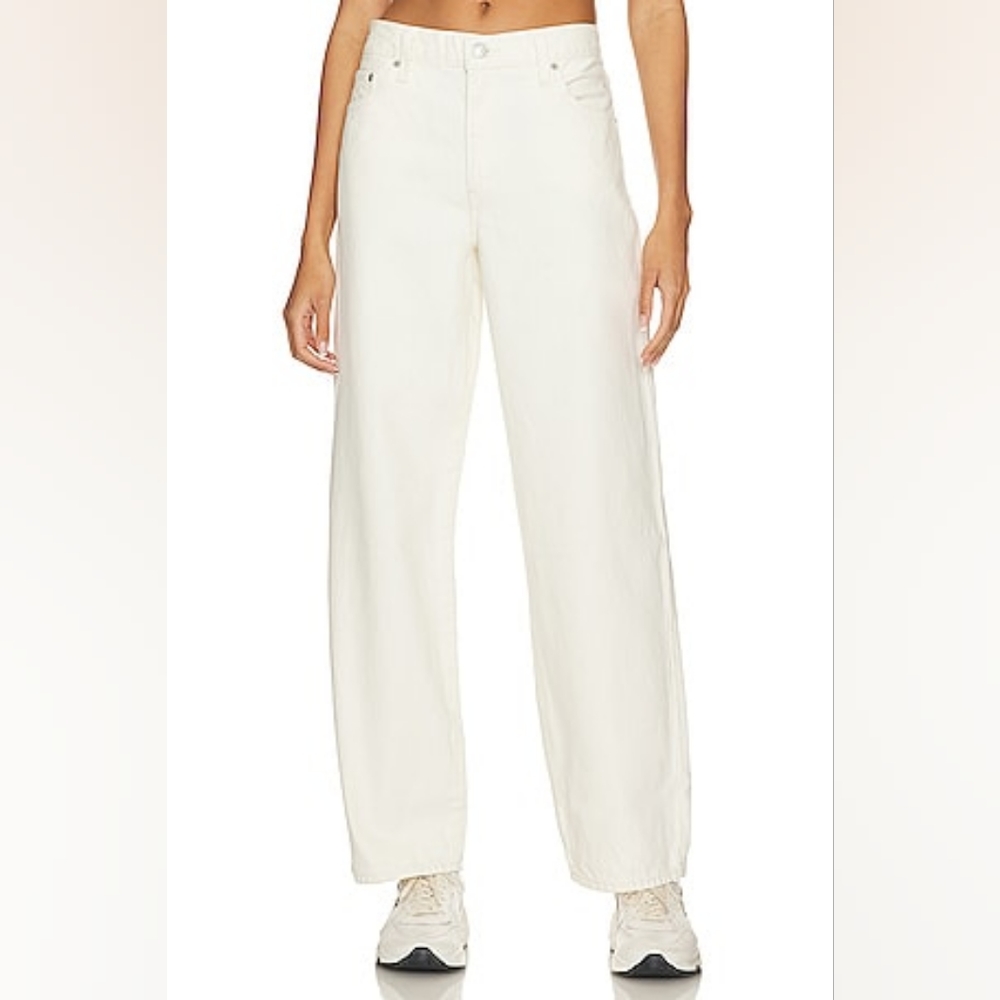 Levi's Dad Utility Straight Leg Jeans in Ecru, size 29